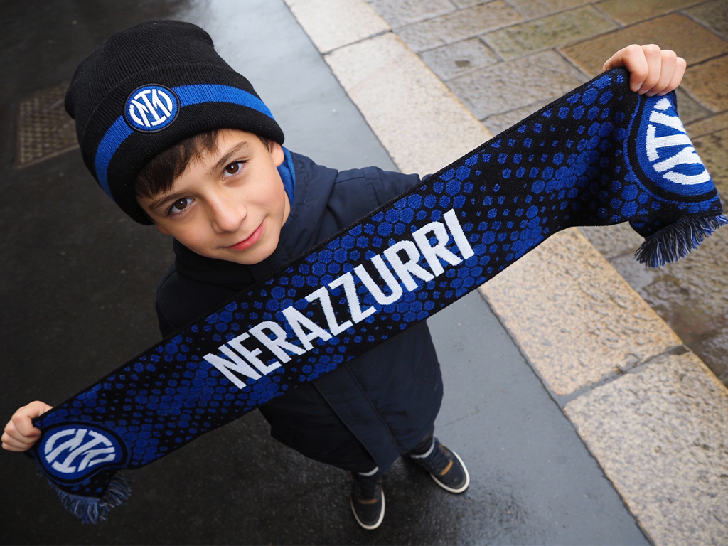 INTER BERRETTO NERO, LOGO | Ellepiu